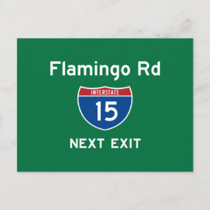 Flamingo Rd Briefkaart