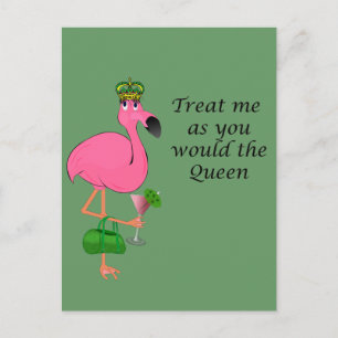 Flamingo Recipe Card Briefkaart