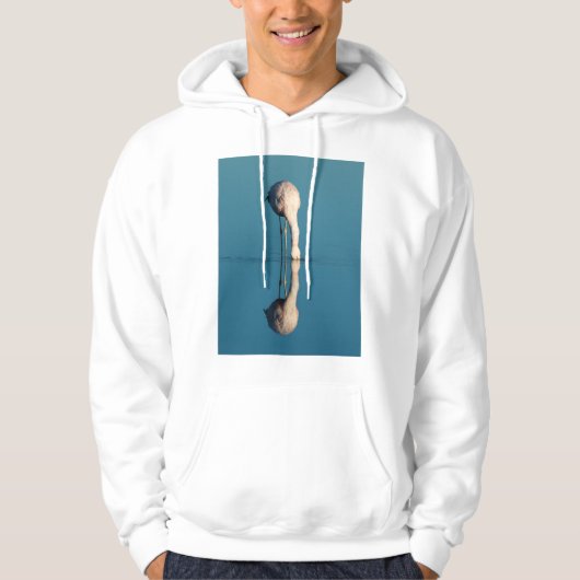 Flamingo Reflection, Laguna Chaxa, Atacama Hoodie (Voorkant)