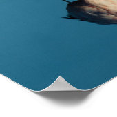Flamingo Reflection, Laguna Chaxa, Atacama Poster (Hoek)