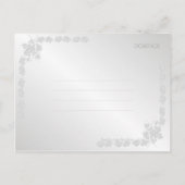 Flamingo Rejoice Grunge Briefkaart voor kerstmis (Achterkant)