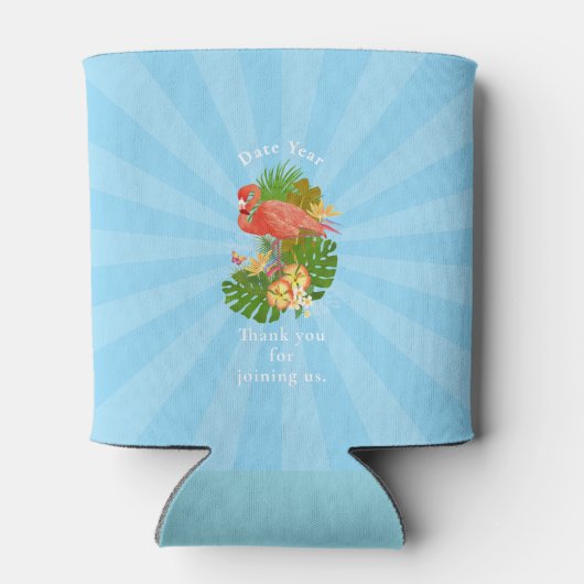 Flamingo Retirement Blue Cooler (Achterkant)