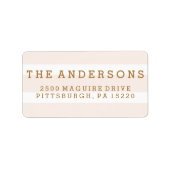 FLAMINGO RETOURADRES LABEL (Voorkant)