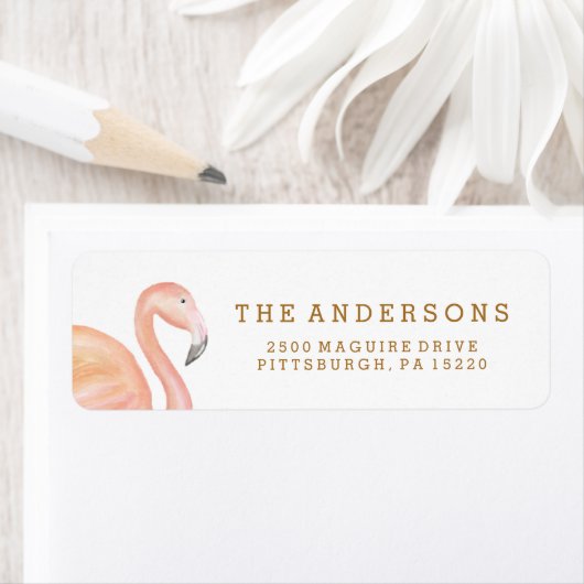 FLAMINGO RETOURADRES LABEL (Insitu)