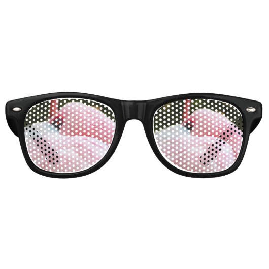 Flamingo Retro Zonnebril (Voorkant)