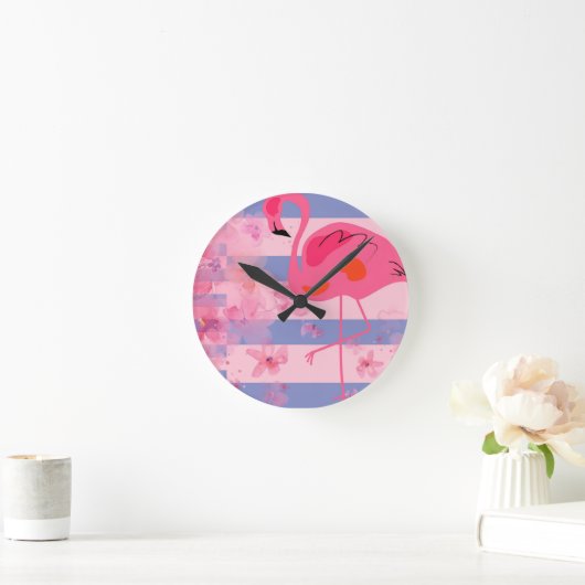 Flamingo Reverie Ronde Klok (Huis)