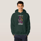 Flamingo Riot Stedelijk Esthetisch Ontwerp Hoodie (Voorkant volledig)