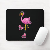 Flamingo Roller Schaatsen - Funny Flamingo Lover R Muismat (Met muis)