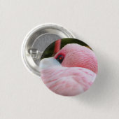 Flamingo Ronde Button 3,2 Cm (Voorkant /achterkant)