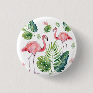 Flamingo Ronde Button 3,2 Cm