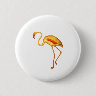 Flamingo Ronde Button 5,7 Cm
