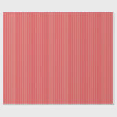 Flamingo Rood Gestreepte Kleur Inpakpapier (Vlak)