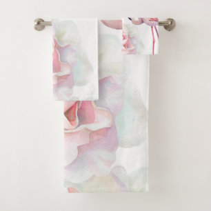 Flamingo Roos Collectie Bath Towel Set Bad Handdoek