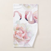 Flamingo Roos Collectie Bath Towel Set Bad Handdoek (Handdoek)