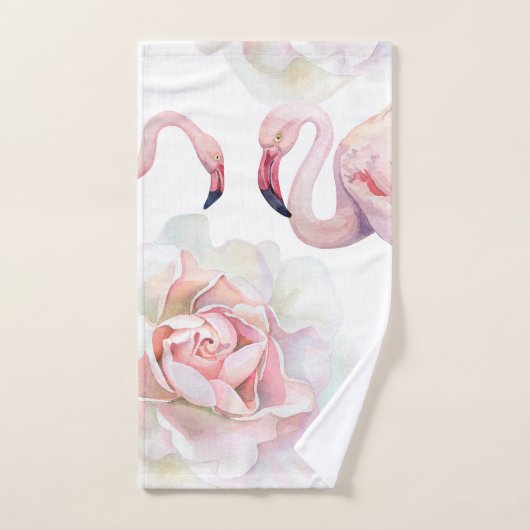 Flamingo Roos Collectie Bath Towel Set Bad Handdoek (Handdoek)