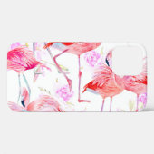 Flamingo Roos: Waterverf vogelbloem Case-Mate iPhone Case (Achterkant (horizontaal))