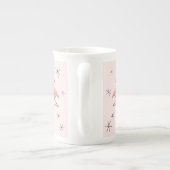 Flamingo Roze 40 en Fabulous! bone china mok (Achterkant)