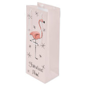 Flamingo Roze 'Fabulous Mum' cadeautas (Voorkant Gekanteld)