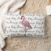 Flamingo | roze flamingo, roze tropische vogel kussen (Deken)