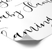 Flamingo | roze flamingo, roze tropische vogel poster (Hoek)