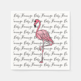 Flamingo | roze flamingo, roze tropische vogel servet