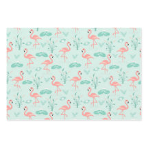 Flamingo Roze Groen Tropische Vogels Trendy
