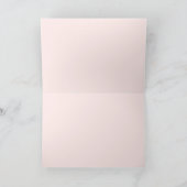 Flamingo Roze Hartelijk dank Bedankkaart (Binnen)
