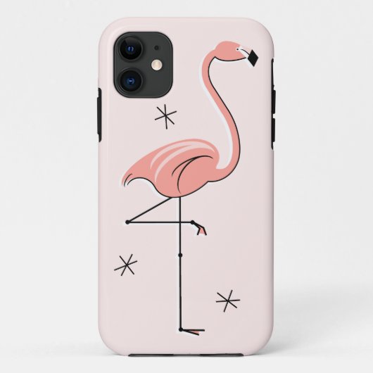 Flamingo Roze iPhone hoesje (Achterkant)