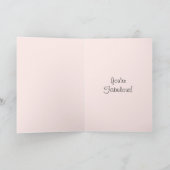 Flamingo Roze Je bent een Fabulous groetings card Kaart (Binnen)