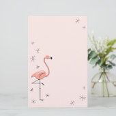 Flamingo Roze kantoorbenodigdheden Briefpapier (Staand voorkant)