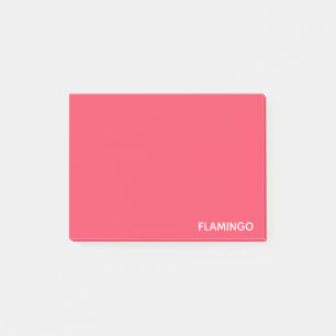 Flamingo roze kleur naam post-it® notes