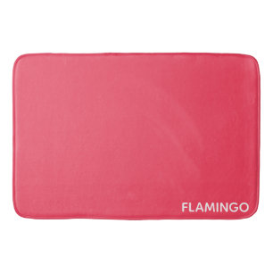 Flamingo roze kleurnaam badmat