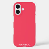 Flamingo roze kleurnaam Case-Mate iPhone case (Achterkant)