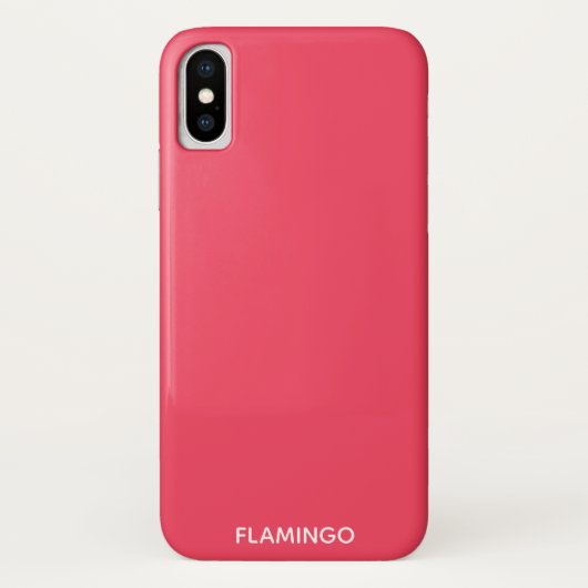 Flamingo roze kleurnaam Case-Mate iPhone case (Achterkant)