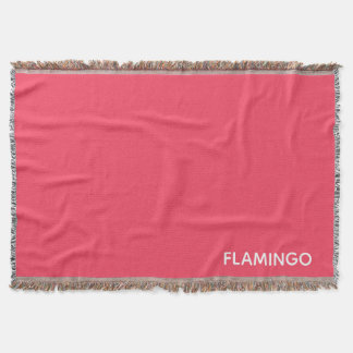 Flamingo roze kleurnaam deken