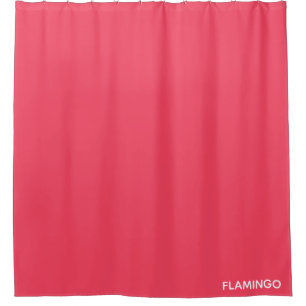 Flamingo roze kleurnaam douchegordijn