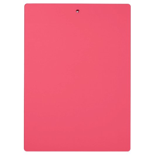 Flamingo roze kleurnaam klembord (Achterkant)