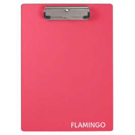 Flamingo roze kleurnaam klembord