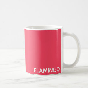 Flamingo roze kleurnaam koffiemok