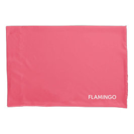 Flamingo roze kleurnaam kussensloop