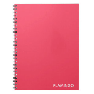 Flamingo roze kleurnaam notitieboek