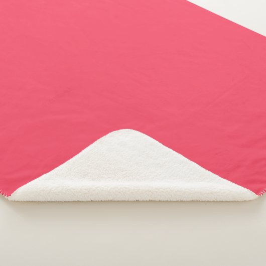 Flamingo roze kleurnaam sherpa deken (3/4)