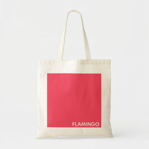 Flamingo roze kleurnaam tote bag