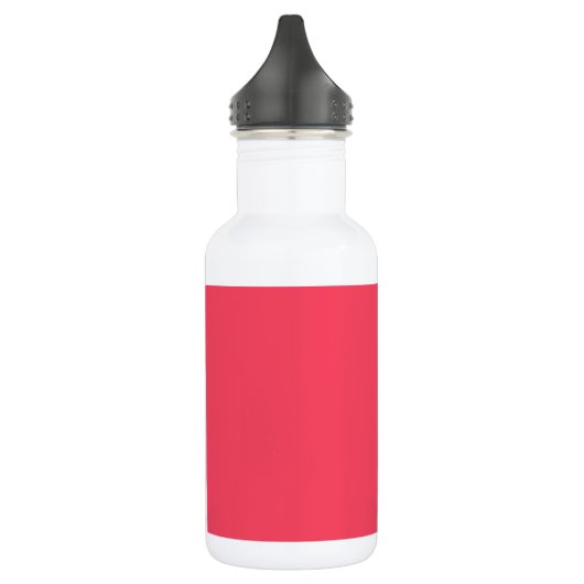 Flamingo roze kleurnaam waterfles (Links)