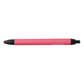Flamingo roze kleurnaam zwarte inkt pen (Voorkant)