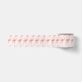 Flamingo Roze lint satijn (Voorkant)