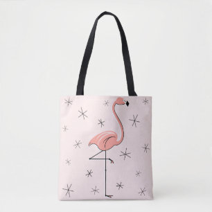 Flamingo Roze over tas