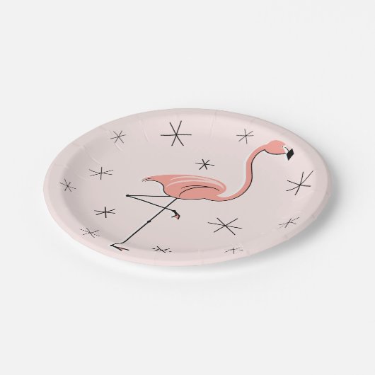 Flamingo Roze papieren bord (Gekanteld)
