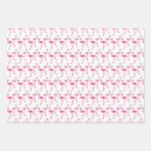 Flamingo roze patroon inpakpapier vel (Voorkant 2)