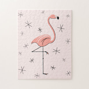 Flamingo Roze puzzel Legpuzzel